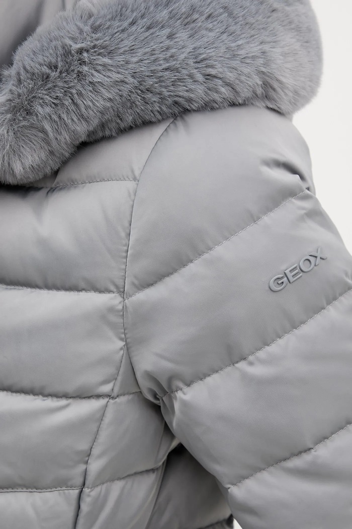 Geox kurtka puchowa BETTANIE W5626H.T3122 szary
