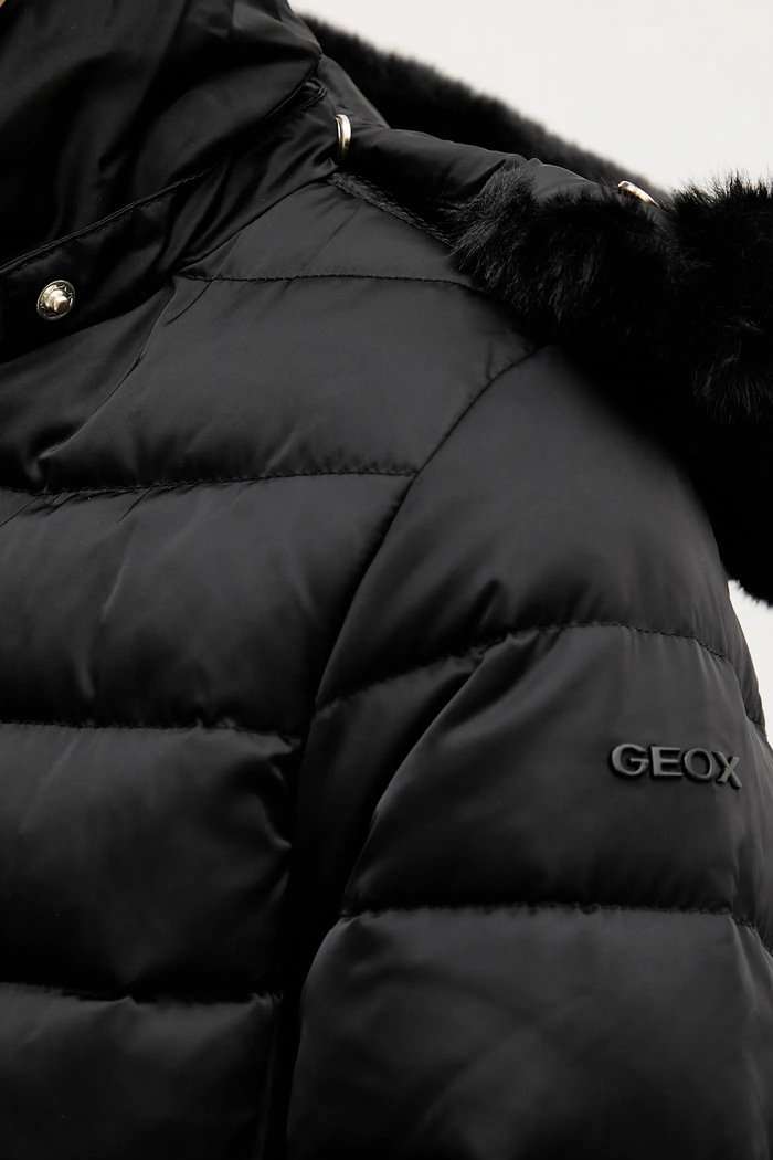 Geox kurtka puchowa BETTANIE W5626H.T3122 czarny