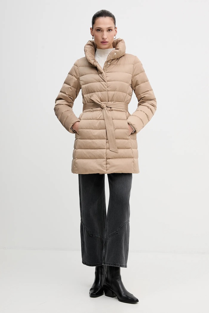 Páperová bunda Geox BETTANIE W5626N.T3122 béžová AW25