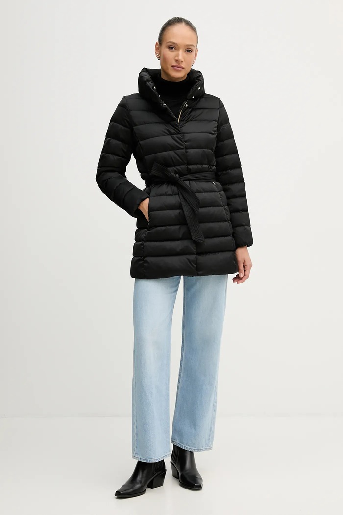 Páperová bunda Geox BETTANIE W5626N.T3122 čierna AW25