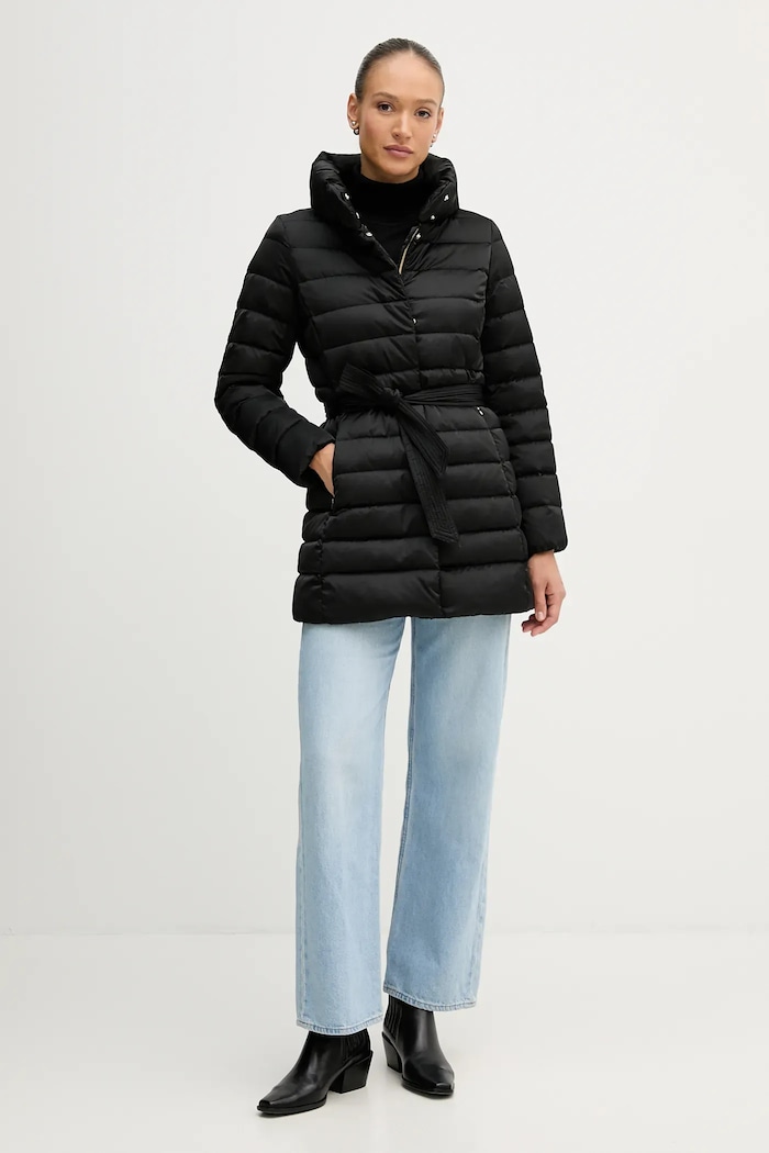 Páperová bunda Geox BETTANIE W5626N.T3122 čierna AW25