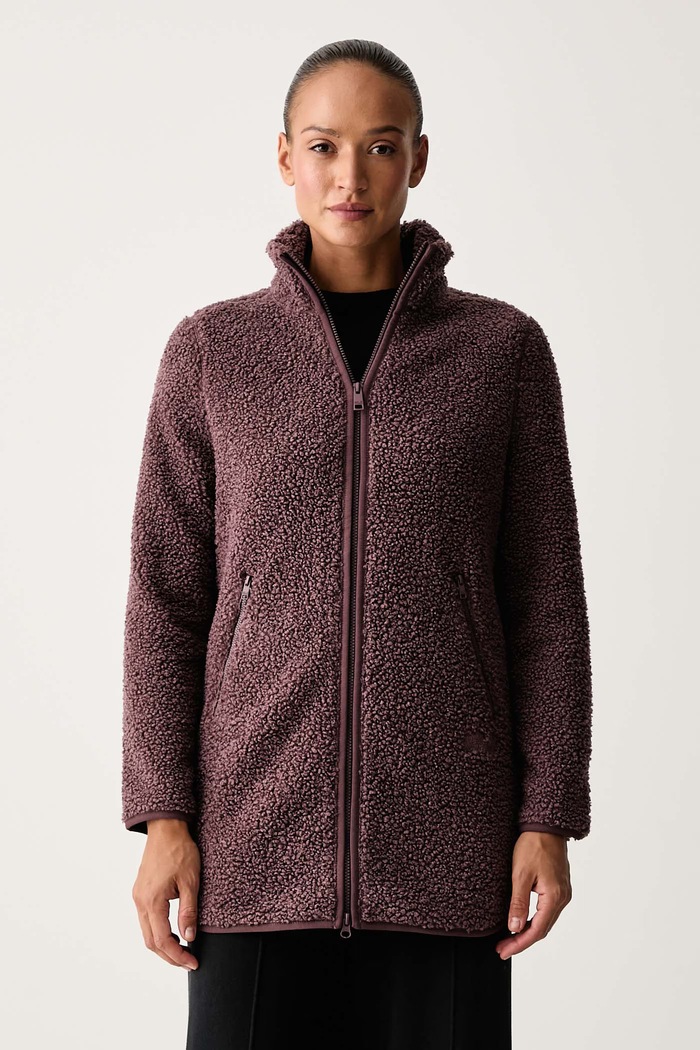 Jack Wolfskin Bluza rozpinana damska HIGH CURL fioletowy A65074