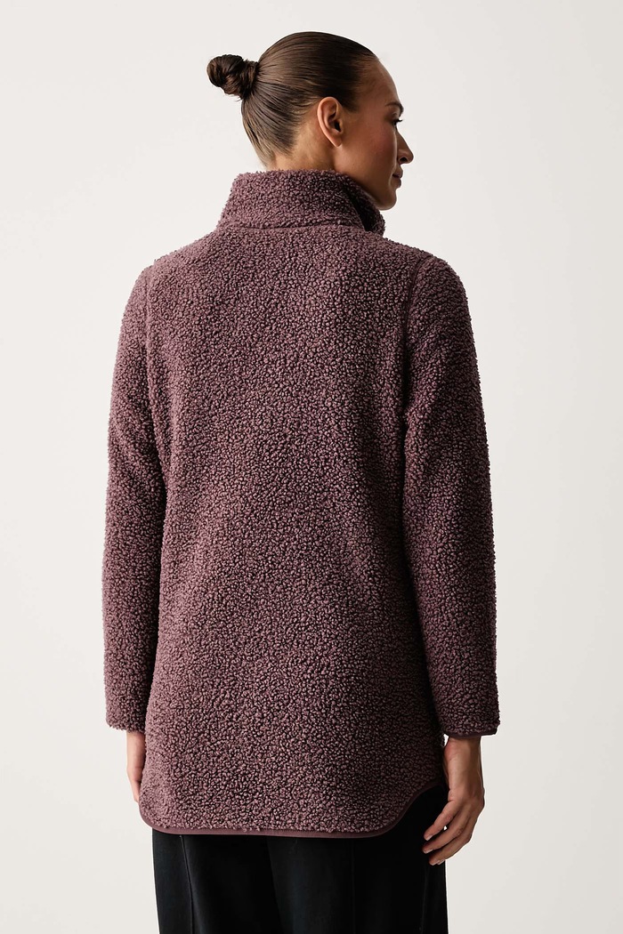 Odzież Jack Wolfskin Bluza rozpinana damska HIGH CURL A65074 fioletowy