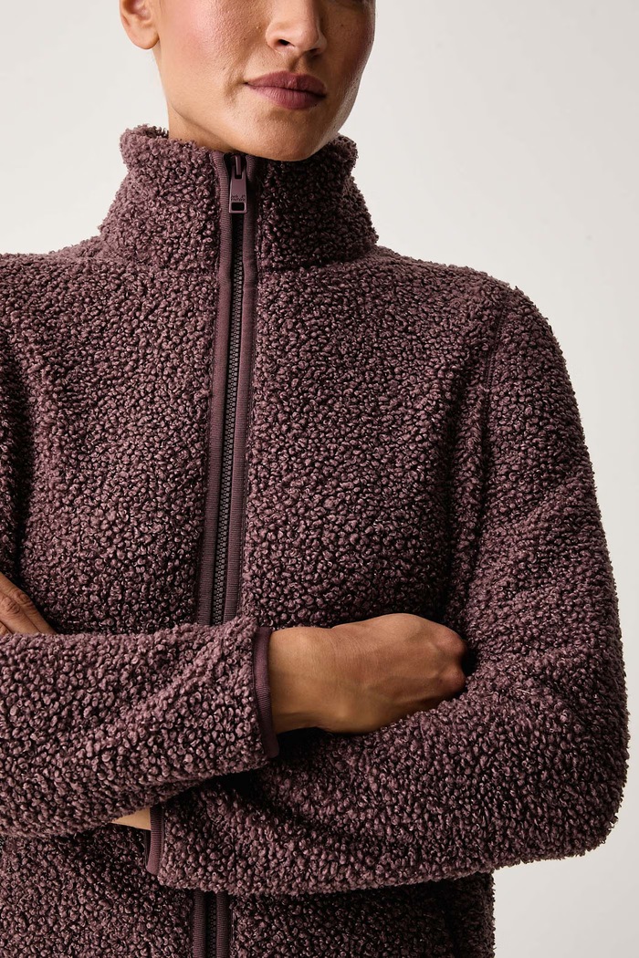 Bluza rozpinana damska HIGH CURL Jack Wolfskin A65074 fioletowy