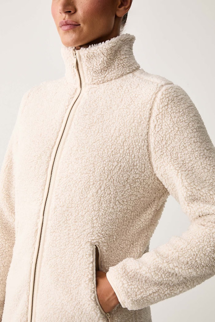 Bluza rozpinana damska HIGH CURL Jack Wolfskin A65074 beżowy