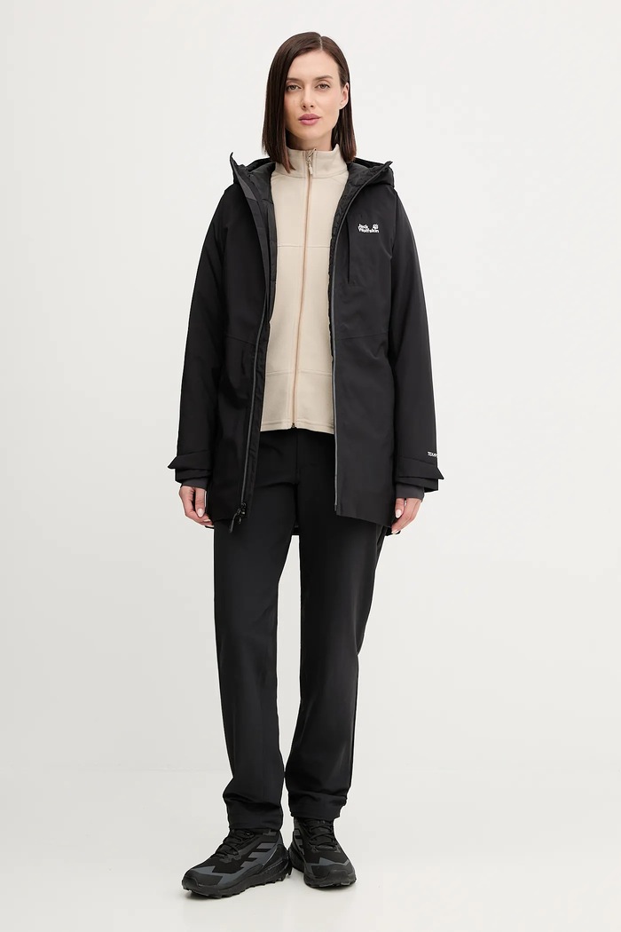 Jack Wolfskin kurtka puchowa ICECAPE A65298 czarny AW25