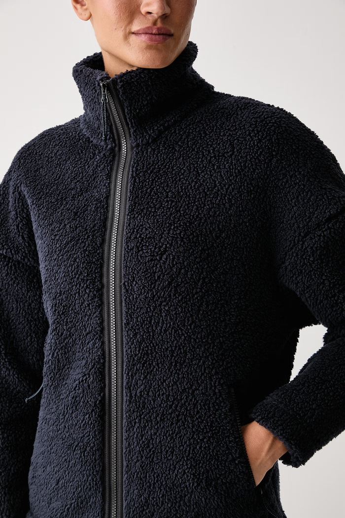 Bluza rozpinana damska polarowa STONE LITE Jack Wolfskin A65072 granatowy