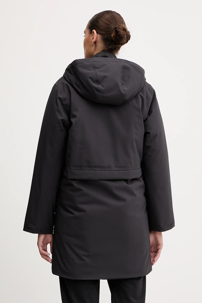 Odzież Jack Wolfskin kurtka WINTERTIDE A65070 czarny