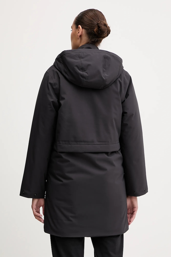 Odzież Jack Wolfskin kurtka WINTERTIDE A65070 czarny
