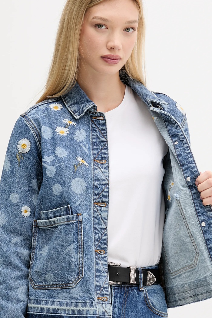 Rifľová bunda Desigual DAISY 25WWED15