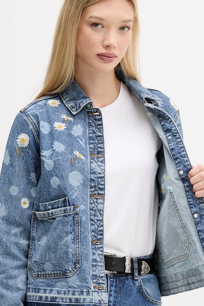 Rifľová bunda Desigual DAISY 25WWED15