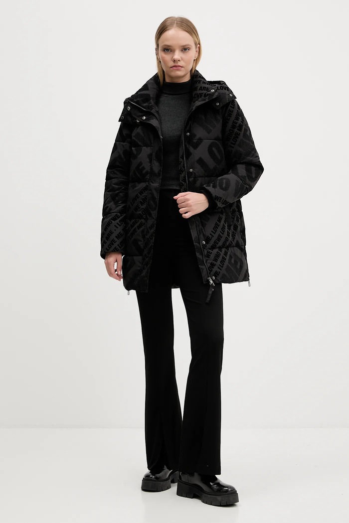 Bunda Desigual CADERA FLOCK 25WWEW23 černá AW25