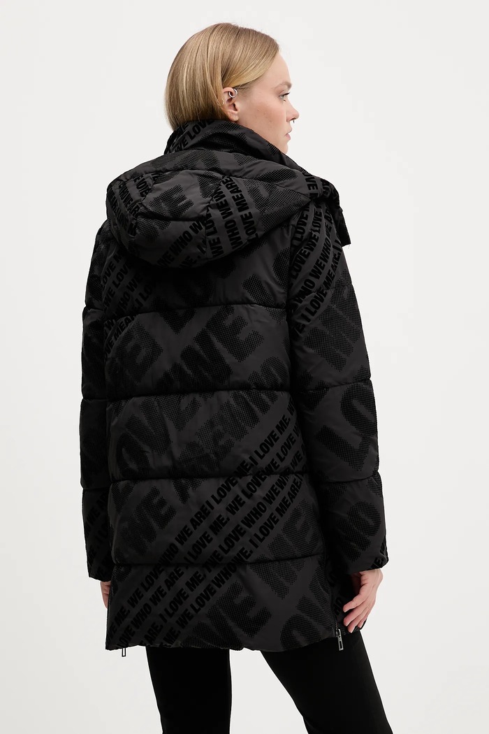 Oblečení Bunda Desigual CADERA FLOCK 25WWEW23 černá