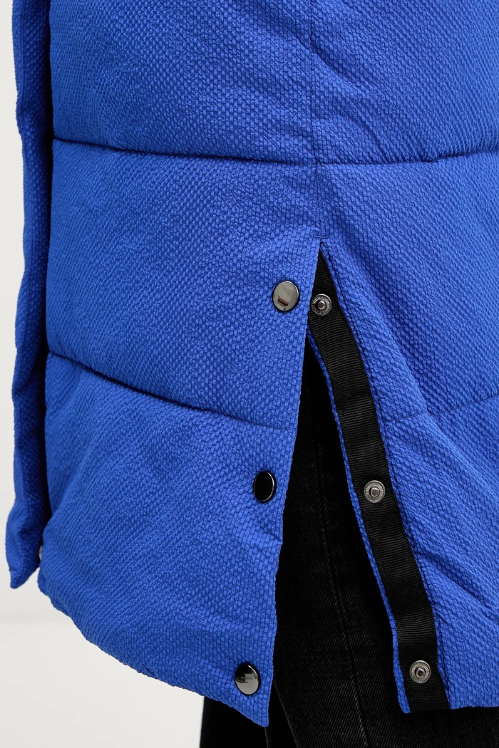Desigual geacă EXTRA CINTURON2 25WWEW24 albastru