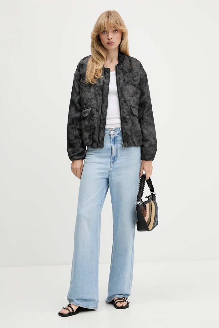Куртка-бомбер Desigual FANTASY 25WWEW26 чёрный AW25