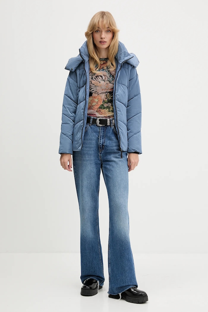 Desigual kurtka LYN 25WWEW60 niebieski AW25