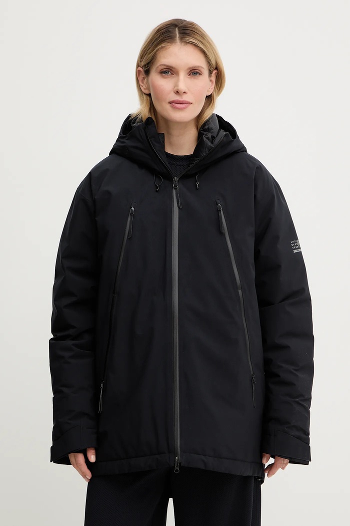 Péřová bunda MM6 Maison Margiela x Salomon s podšívkou černá S52AM0341.M35594.900