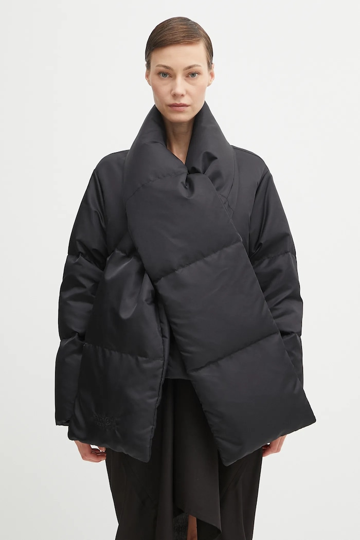 MM6 Maison Margiela kurtka puchowa pozostałe czarny S52AM0332.M35257.900