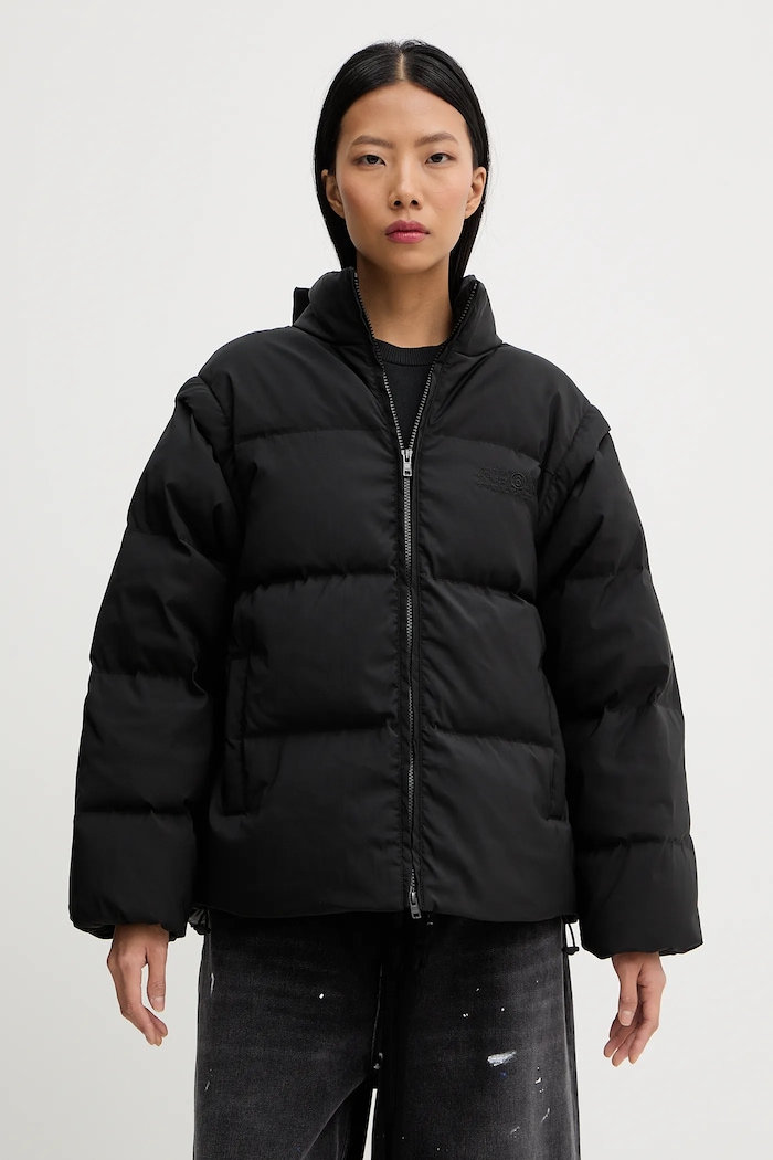 Páperová bunda MM6 Maison Margiela zateplené čierna S62AN0159.M35609.900