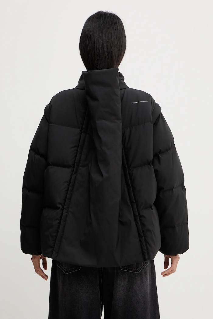 Páperová bunda MM6 Maison Margiela čierna S62AN0159.M35609.900