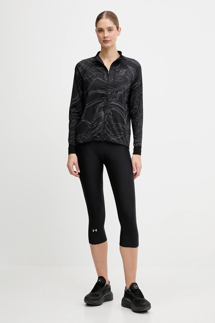 Compressport jachetă de antrenament Hurricane Windproof AJVW110 negru AW25