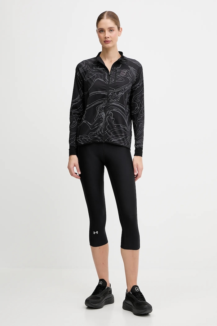 Compressport jachetă de antrenament Hurricane Windproof AJVW110 negru AW25