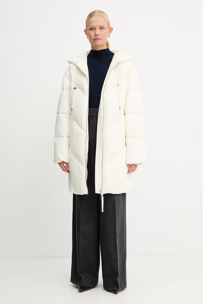 Bunda BOSS Orange C_Piapolly 50548027 béžová AW25