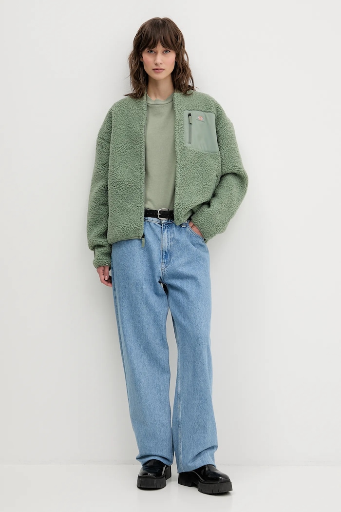 Dickies hanorac fleece DK0A88BN verde AW25
