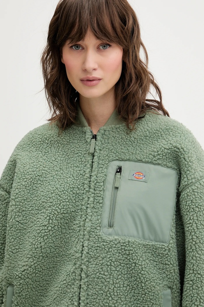 Dickies hanorac fleece verde DK0A88BN