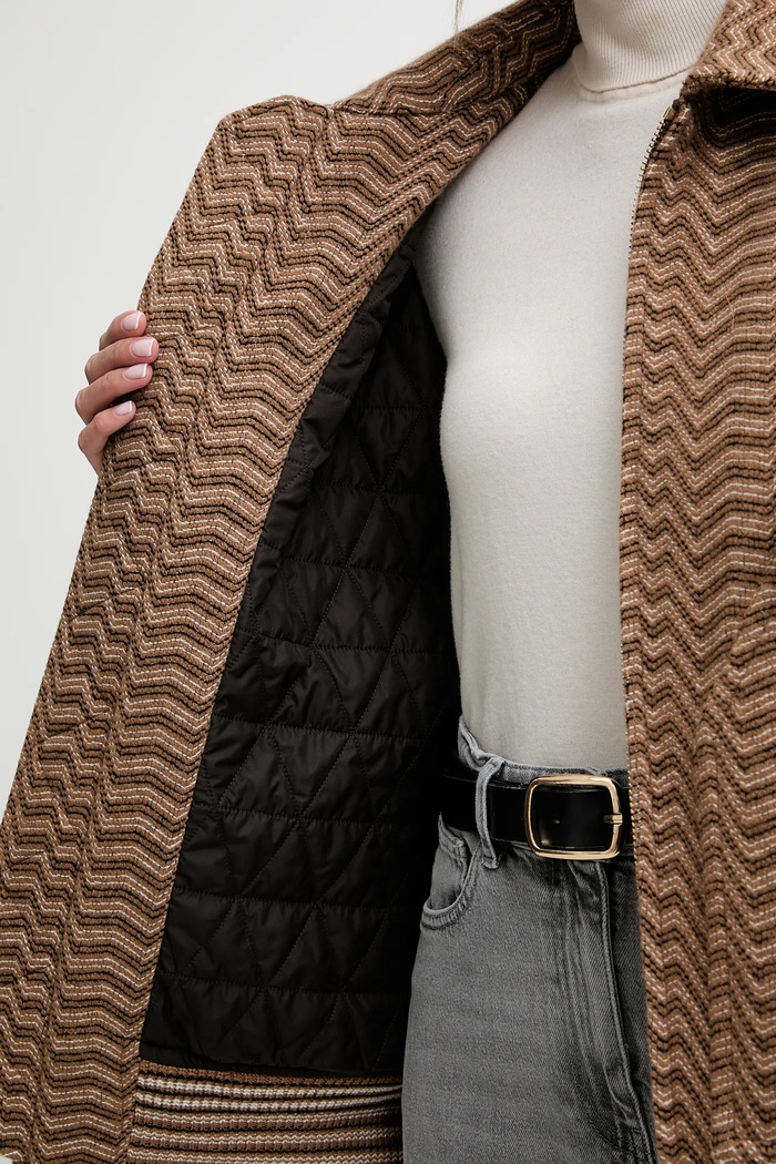 Bunda s prímesou vlny Missoni DS25WC1F.BC005R