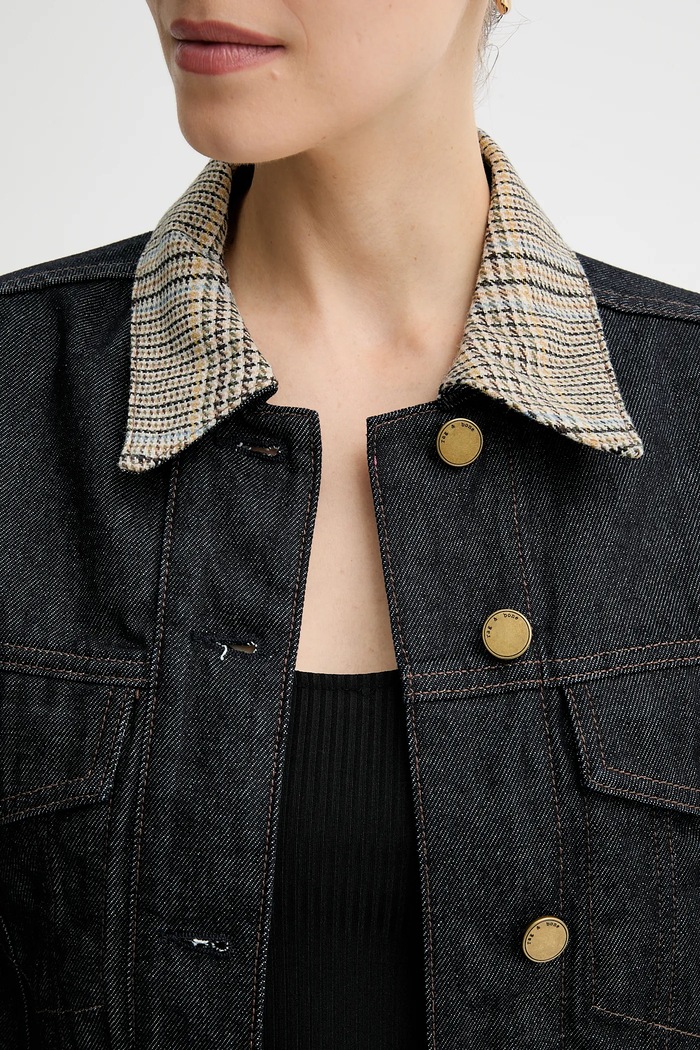 Rag & Bone kurtka jeansowa RJ1025FORMR czarny