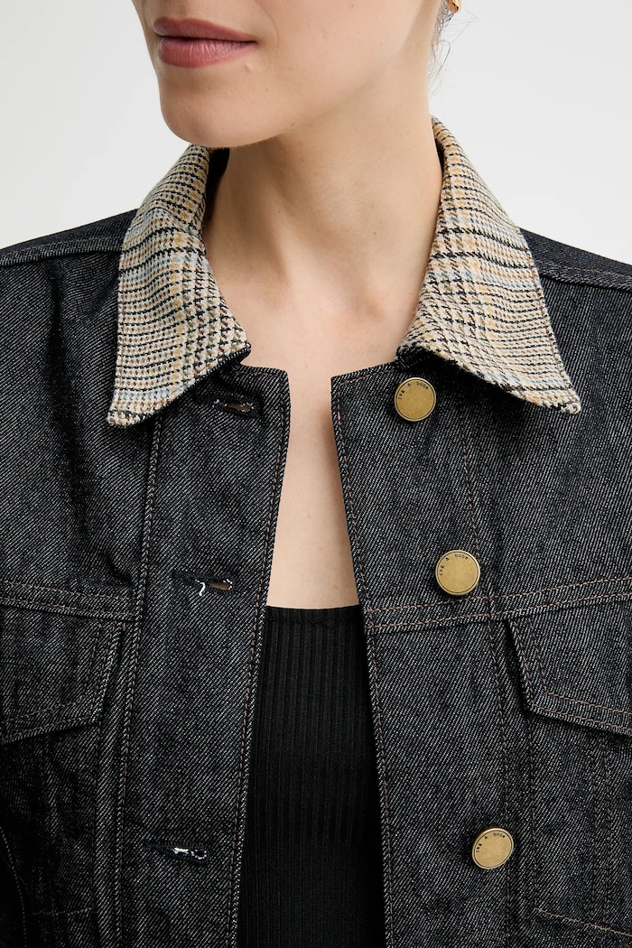 Rag & Bone kurtka jeansowa RJ1025FORMR czarny