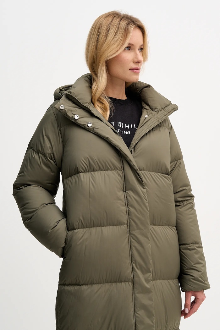 Oblečenie Páperová bunda Tommy Hilfiger WW0WW46536 zelená