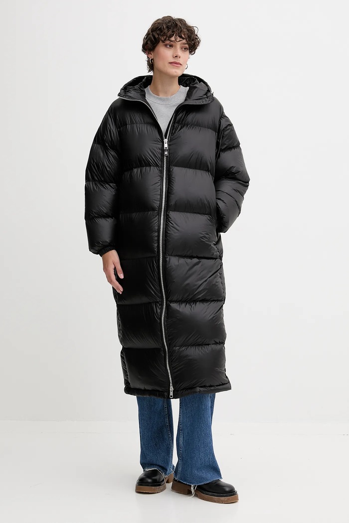 Páperová bunda Tommy Hilfiger zateplené čierna WW0WW46543