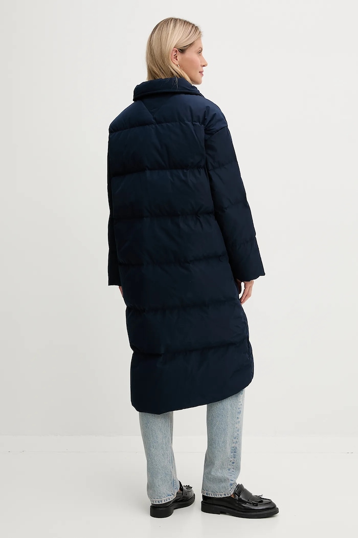 Îmbrăcăminte Tommy Hilfiger geacă de puf WW0WW47279 bleumarin