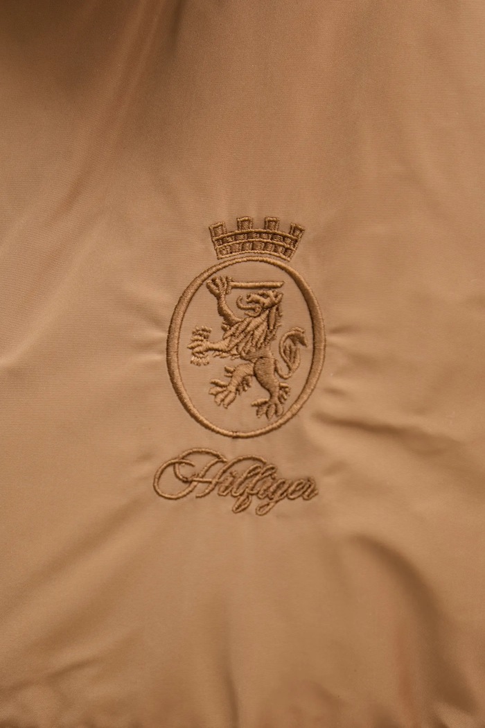 Páperová bunda Tommy Hilfiger WW0WW47279 hnedá