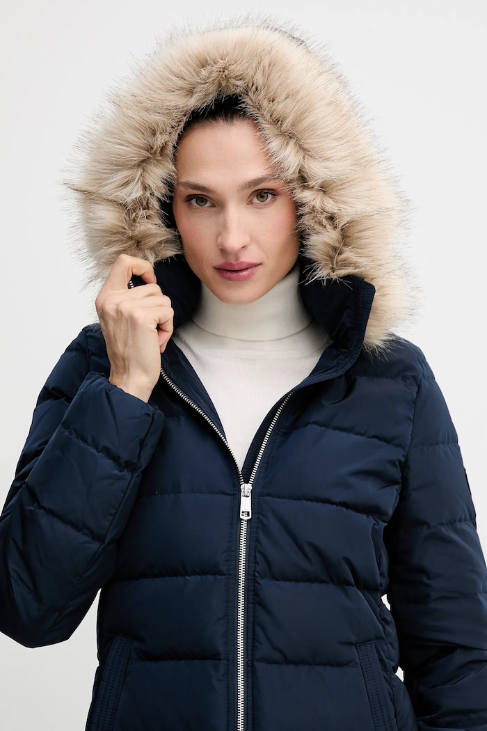 Tommy Hilfiger kurtka puchowa granatowy WW0WW47540