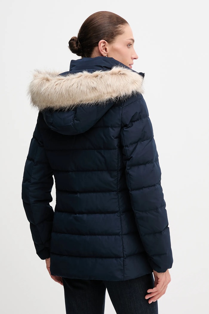 Îmbrăcăminte Tommy Hilfiger geacă de puf WW0WW47542 bleumarin