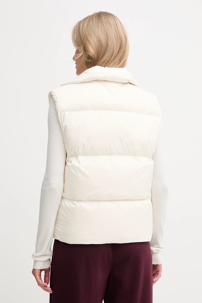 Odzież Tommy Hilfiger bezrękawnik puchowy WW0WW45716 beżowy