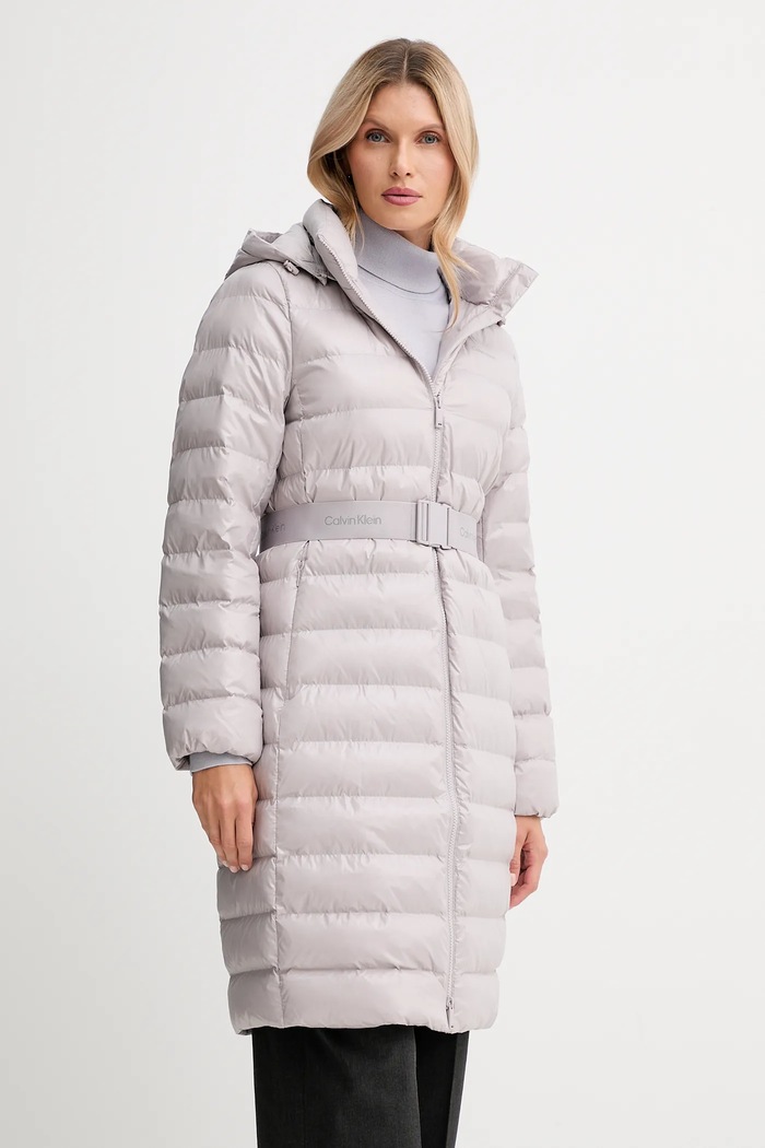 Bunda Calvin Klein sivá LV044D543G
