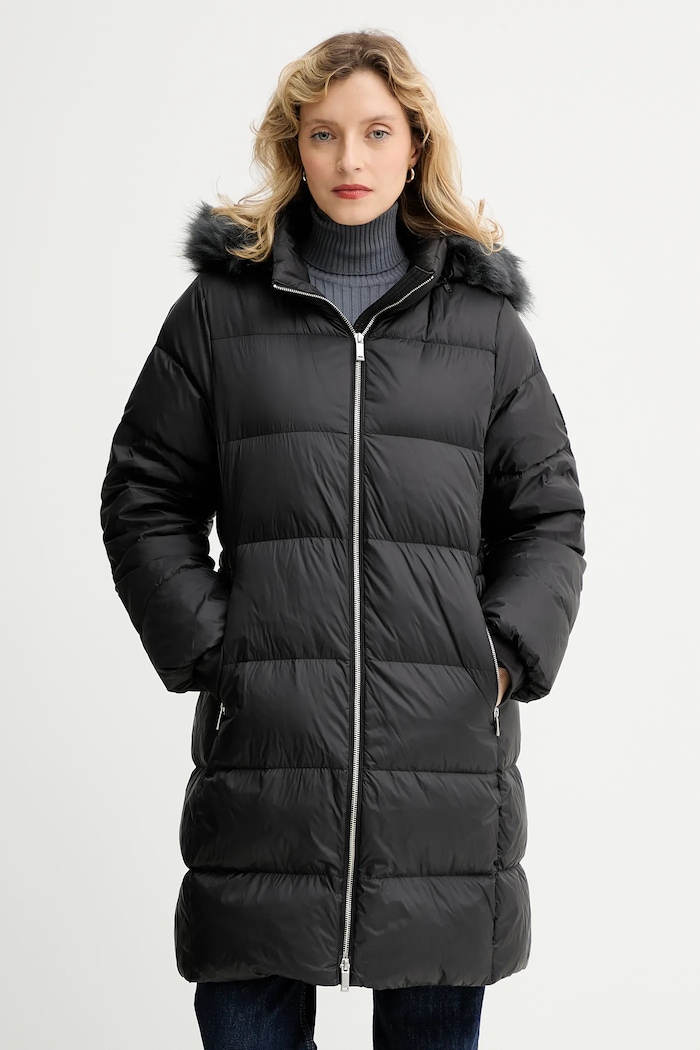 Calvin Klein kurtka puchowa pozostałe czarny LV044D545G