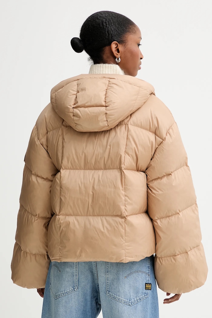 Odzież Calvin Klein kurtka puchowa LV044D525G beżowy