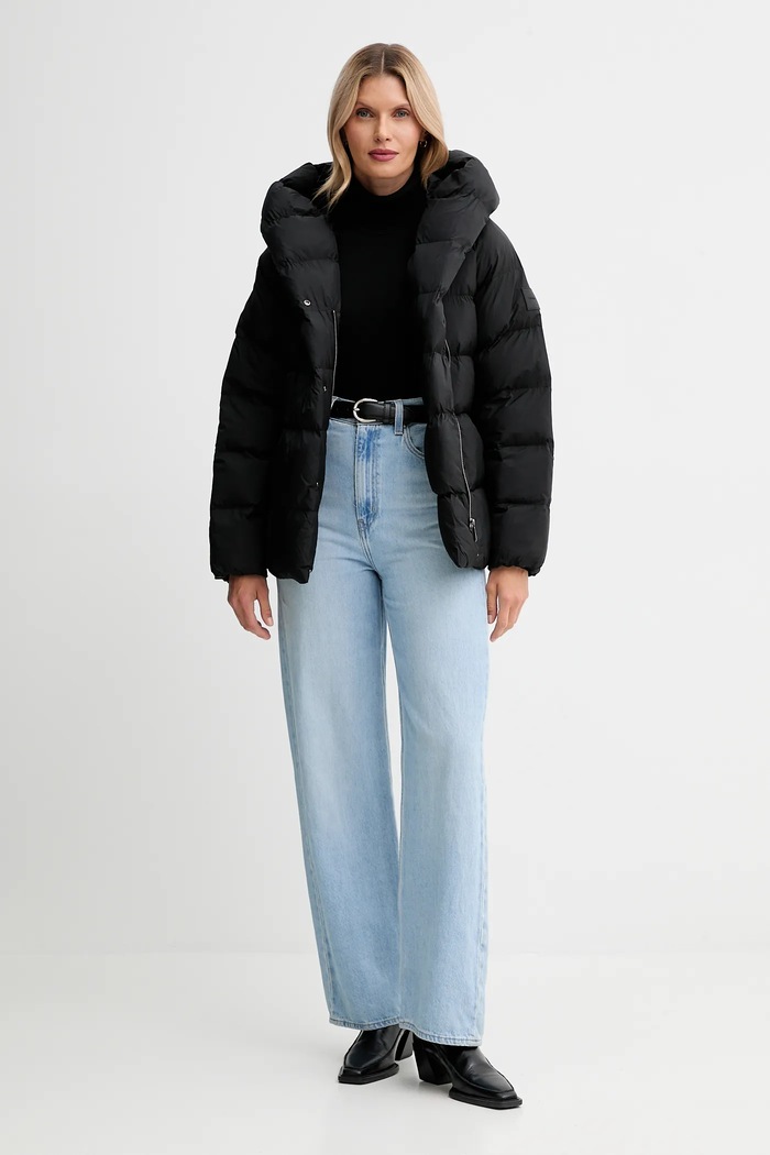 Calvin Klein geacă LV044D540G negru AW25