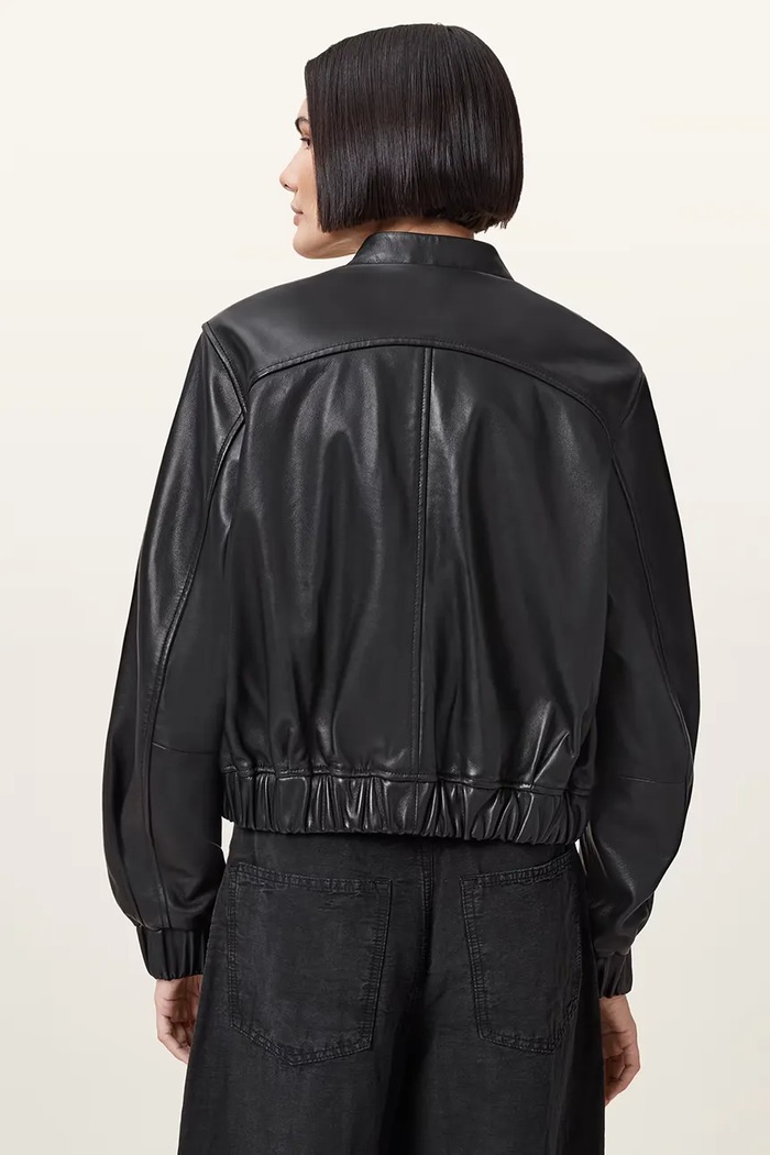 AllSaints Δερμάτινο μπουφάν AllSaints MARTINA W008LD