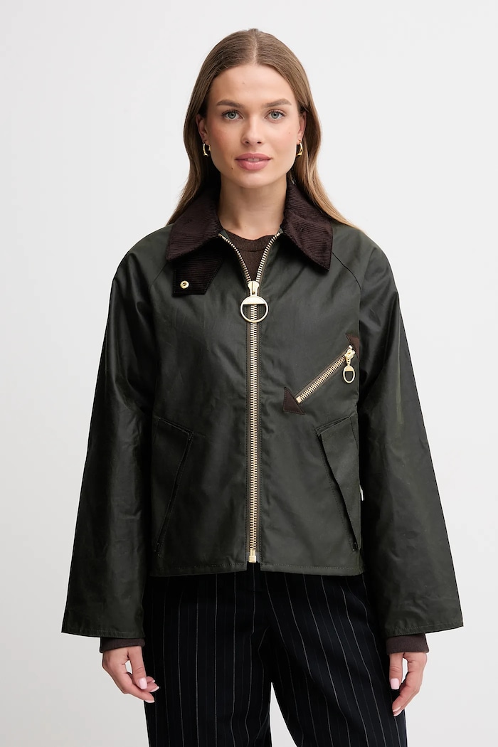 Jakna Barbour ARLENE S podlogo zelena LWX1482