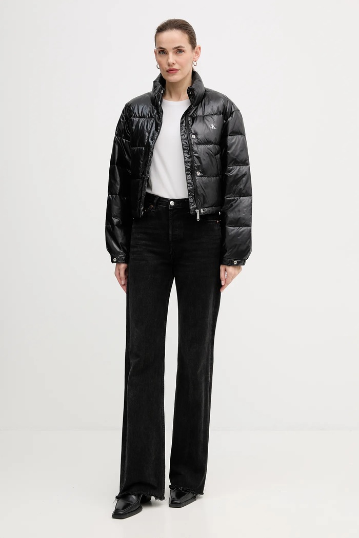 Bunda Calvin Klein Jeans LV047D504G čierna AW25