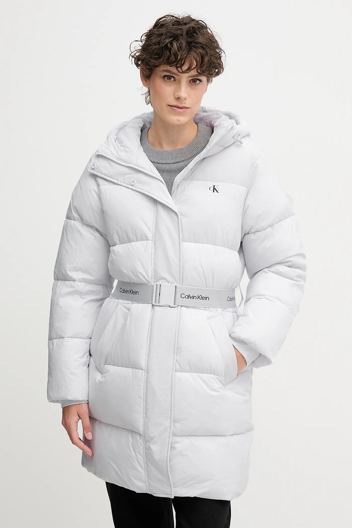 Bunda Calvin Klein Jeans zateplené fialová LV047D508G