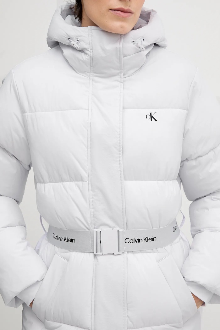 Bunda Calvin Klein Jeans LV047D508G fialová