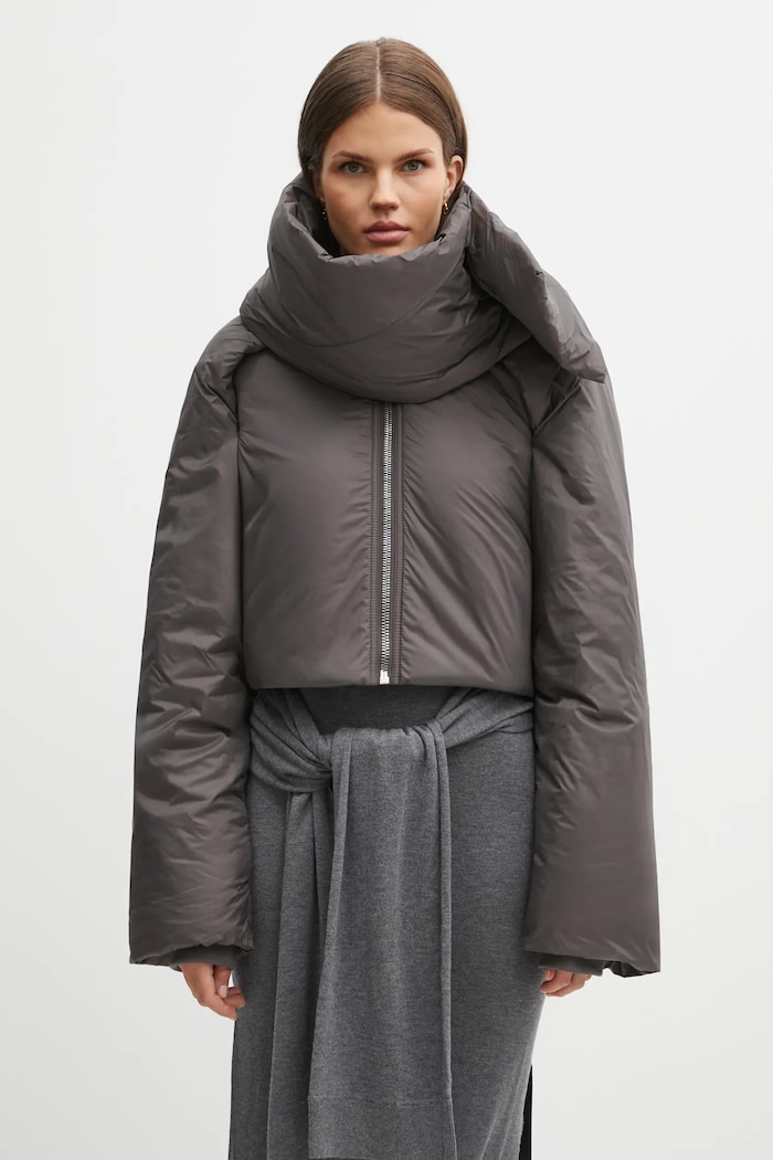 Куртка Rick Owens DRKSHDW Convertible без капюшона коричневый DS02E7727.NP