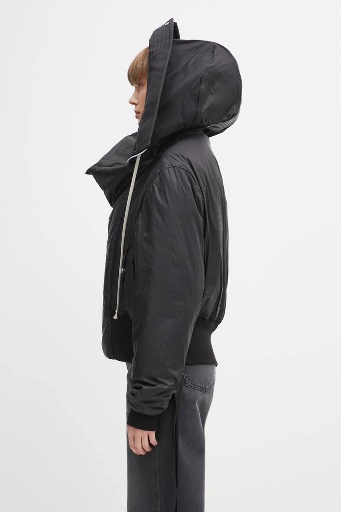 Rick Owens DRKSHDW jacket Cropped Alice Parka DS02E7731.NP black AW25